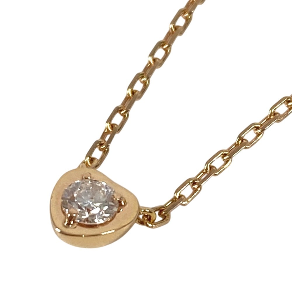 ネックレス ディアマン レジェ ハート ネックレス ダイヤ ダイヤモンド K18 金 アクセサリー ジュエリー チェーンネックレス Au750 ゴールド