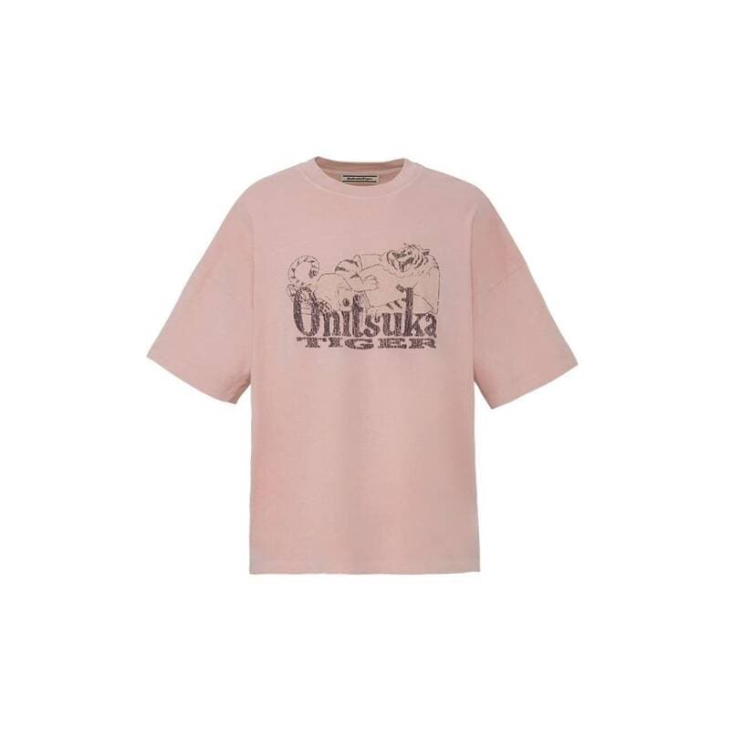 オニツカタイガー ウォッシュ加工グラフィック半袖Tシャツ 2183B608700 550269