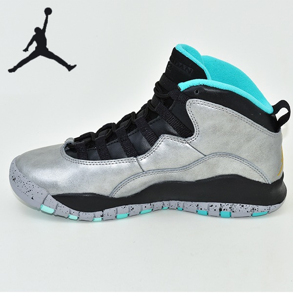 Nike Air Jordan10 Retro GS 705179-045 Lady Liberty Metalic / Women/ Takers