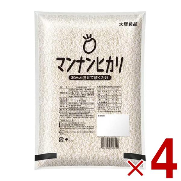 大塚食品 マンナンヒカリ 業務用 1kg ×4袋 ヘルシー こんにゃく ダイエット マンナン ヒカリ まんなんひかり ダイエット