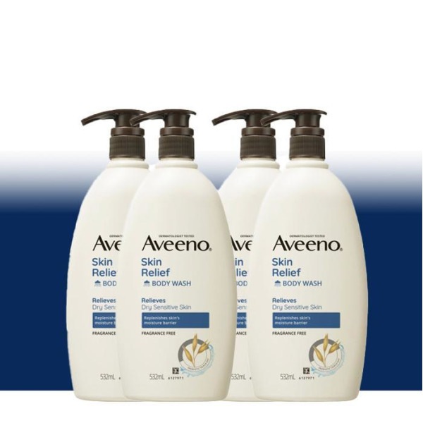 アビーノ ボディウォッシュ 弱酸性 ボディウォッシュ スキンリリーフ 532ml 4個 / SN