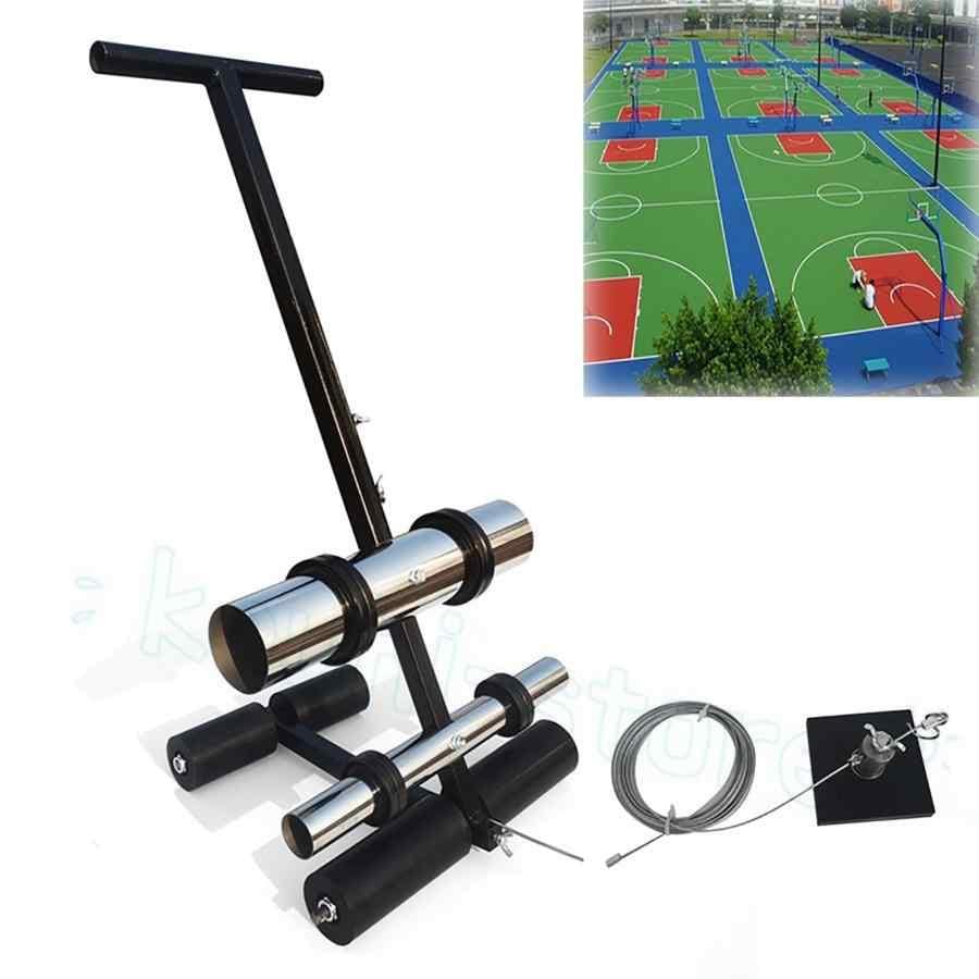 屋外コート用ピックルボールライン駐車場用ストライプマシンフロアテープアプリケーターペイントテープアプリケーターバスケットボールコート用ステンシ