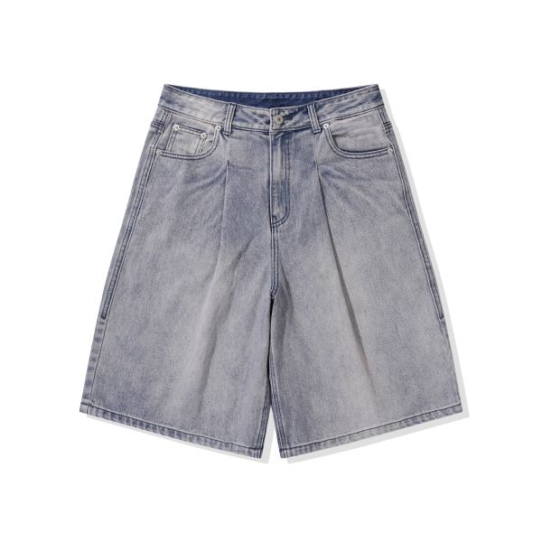 Denim Shorts_Washed Pink