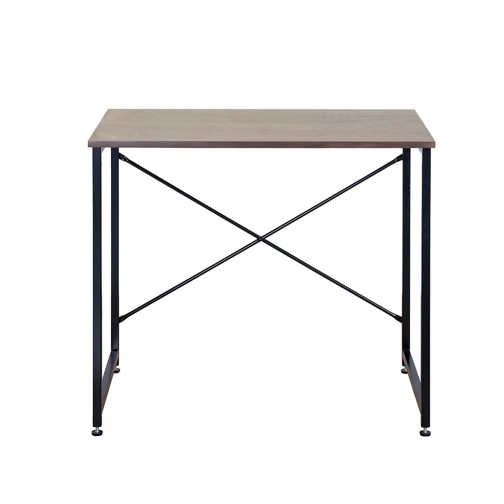 1189【2set】【WF301556GAAオフィスチェア+パソコンデスク セット】【グレー】シンプルデスク 簡易デスク 木製 机 ワークデスク