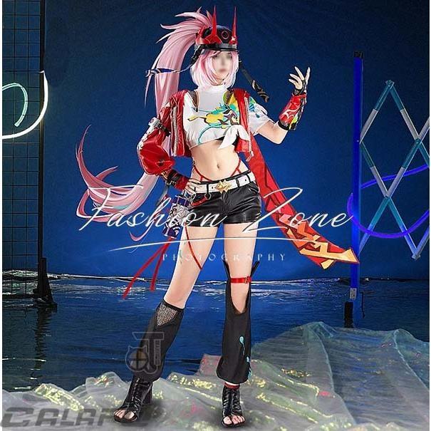 崩壊：スターレイル 風 乱破 Rappa コスプレ衣装 ウィッグ cosplay ハロウィン 演出服 変装