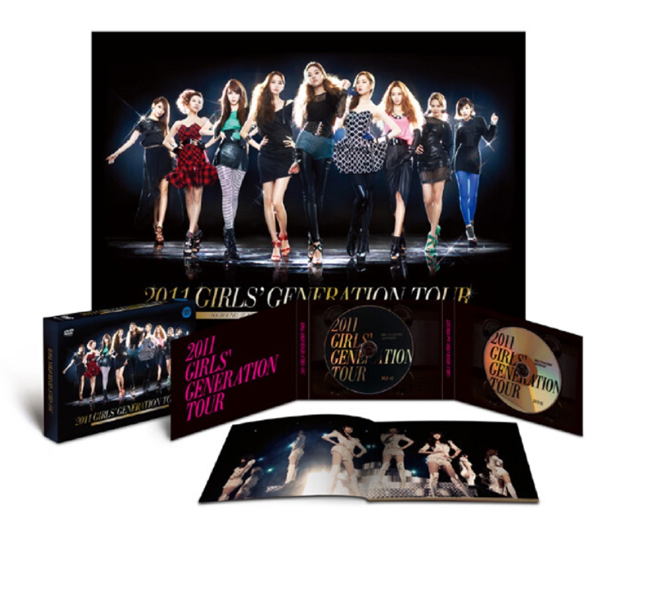 SNSD GIRLS GENERATION [2ND CONCERT 2011 GIRLS GENERATION TOUR] 2 DVDs (未開封) / 少女時代