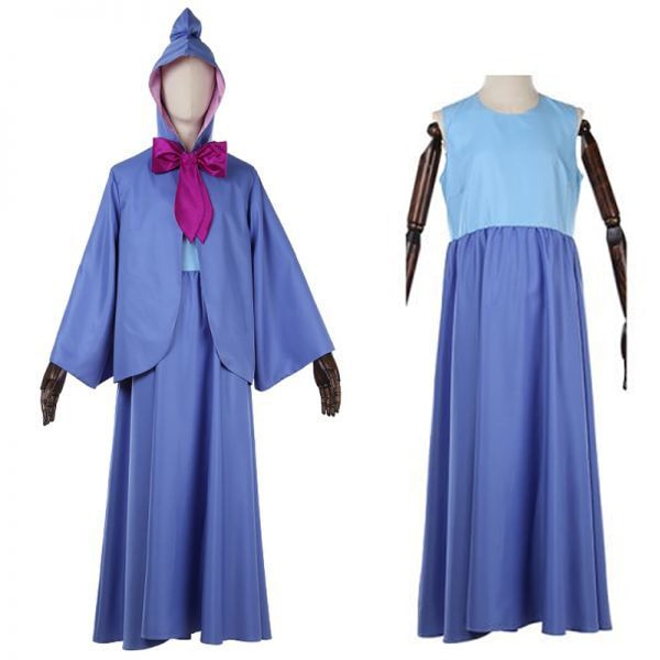 ディズニー シンデレラフェアリーゴットマザー コスプレ衣装 P612