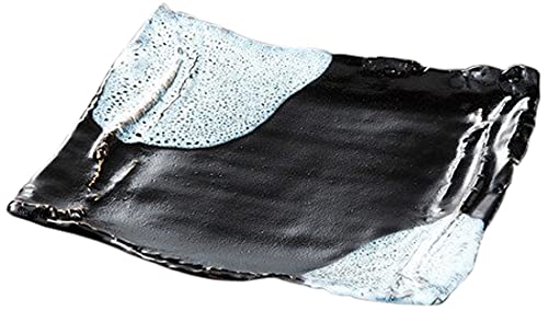 5個セット唐津流し ちぎり角大皿 [ 30.5 x 28.5 x 4.5cm 1690g ] 【 特選盛込皿 】 【 料亭 旅館 和食器 飲食店 業務用 】