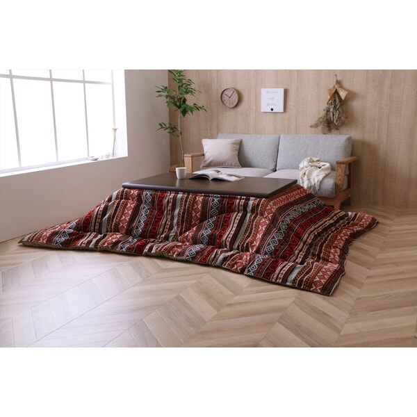 1151760203003 こたつ布団 単品 ふっくら 日本製 おしゃれ オレンジ 長方形 約200×250cm メーカー直送