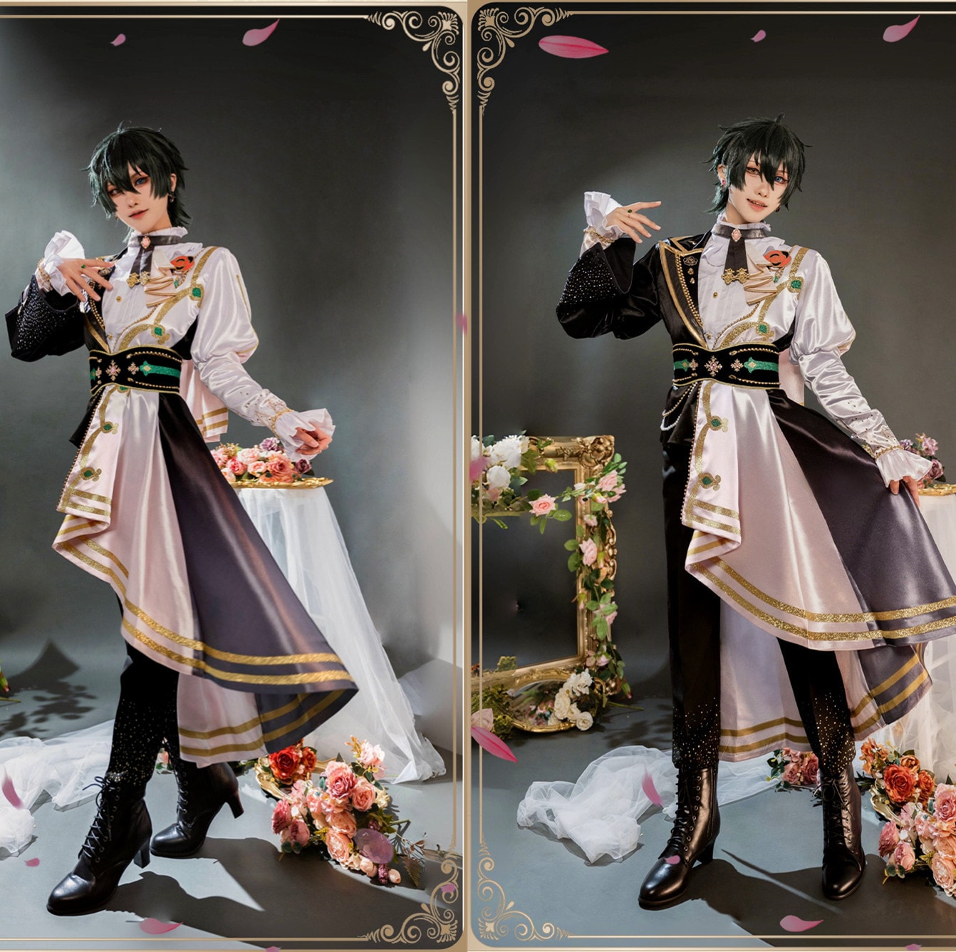 ES あんさんぶるスターズ あんスタ！ Remplacer＊語る人形とレゾンデートル 斎宮宗　影片みか コスプレ衣装 コスチューム ハロウィン 变装服 仮装F