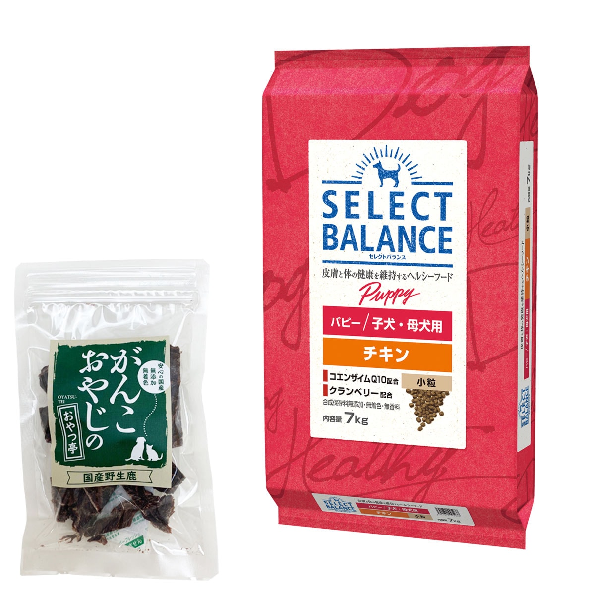 ドッグフード パピーチキン 小粒7kg【国産鹿肉ジャーキー20g付き】