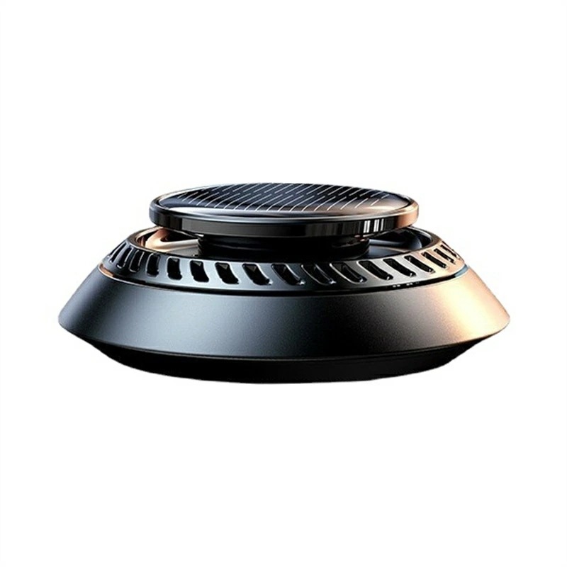 車用芳香剤 高級カー用品 ソーラー回転 エッセンシャルオイル2本付き シーニュー F21 カーフレグランス