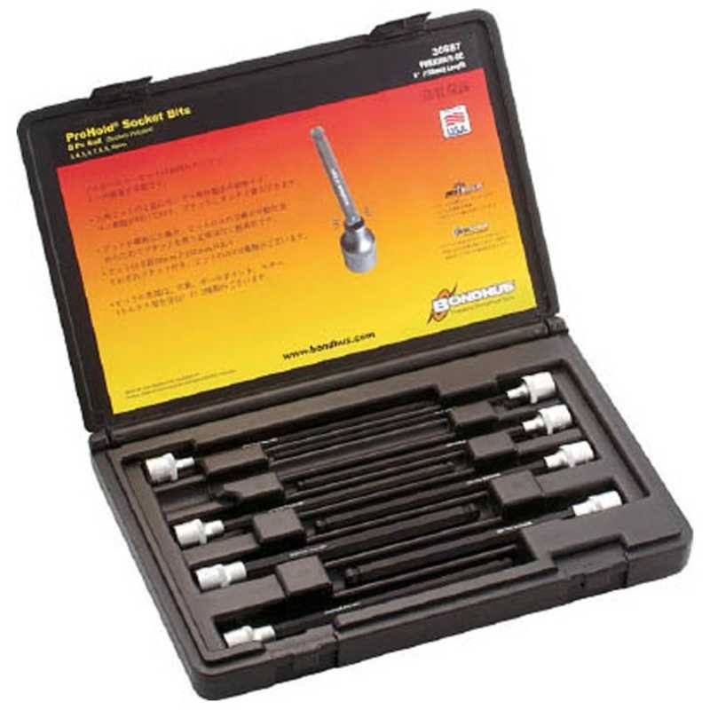 ボンダス　ソケット付ボールポイントビットセット　PHBX8MS6C