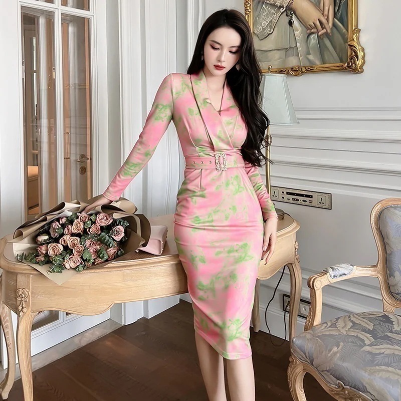 【JY.上品】 秋 ワンピース フォーマル パーティードレス キャバドレス 着痩せ 大人 披露宴 卒業式 結婚式 演奏会 同窓会 ウェディング ステージ 通勤 正式 27530%までに制限