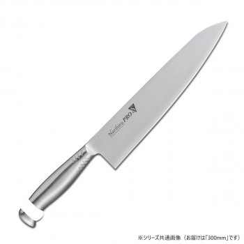 富士カトラリー NarihiraPRO」S」 牛刀 300mm ホワイト　 FC-3007WH