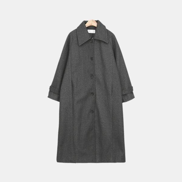 女性用冬のカジュアルアウター ウールジャケット ベルト付き シングルボタン ...