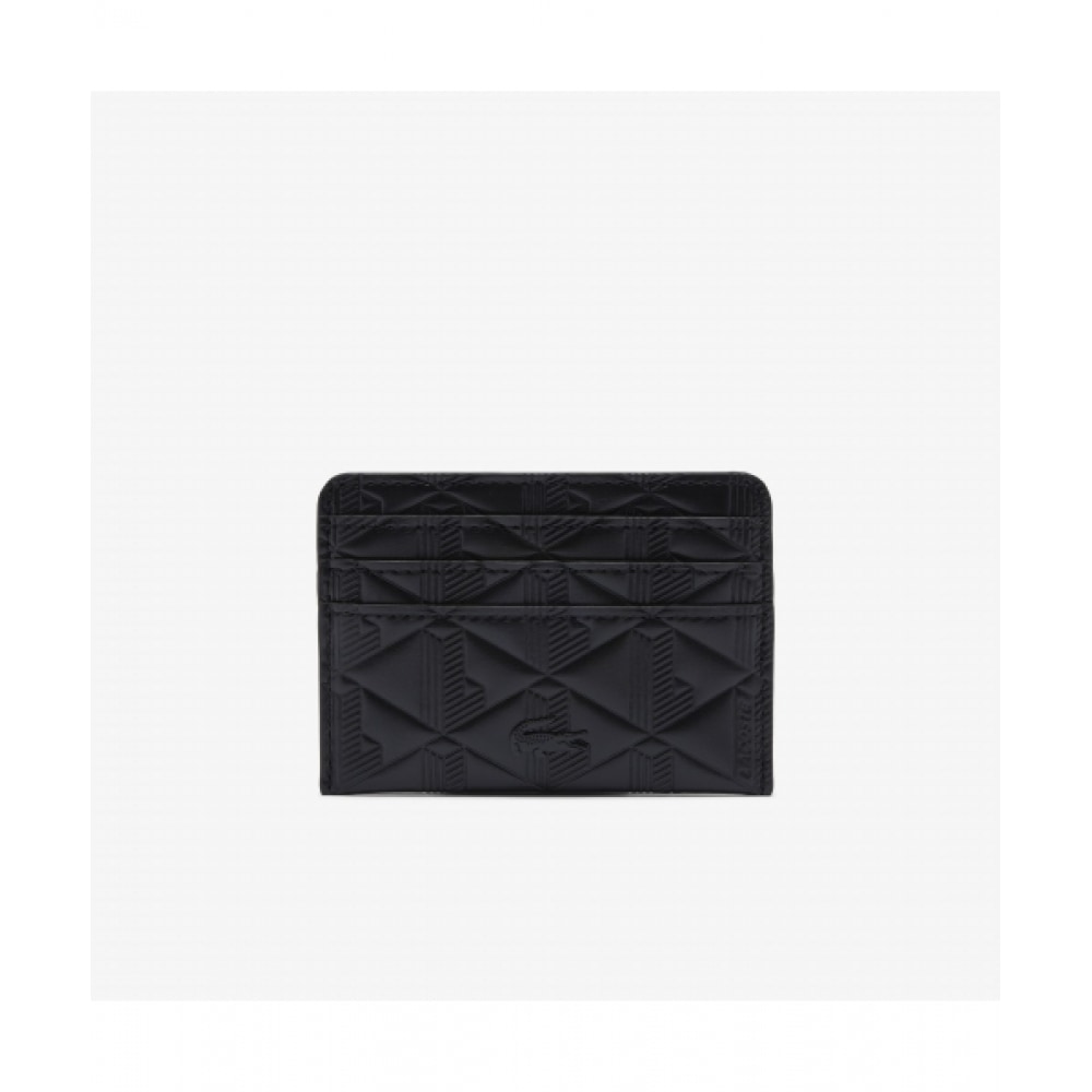 LACOSTE レディースマヘキカードホルダー [ブラック]