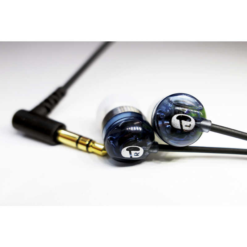 INTIME　有線イヤホン カナル型 碧 Light Unique Bass ［φ3.5mm ミニプラグ］　O2-SRL19-UB