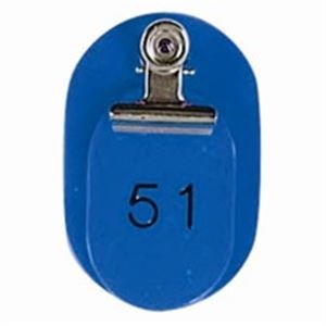 西敬 親子札/番号札 #7156 BO-51B 51100(50組) 青