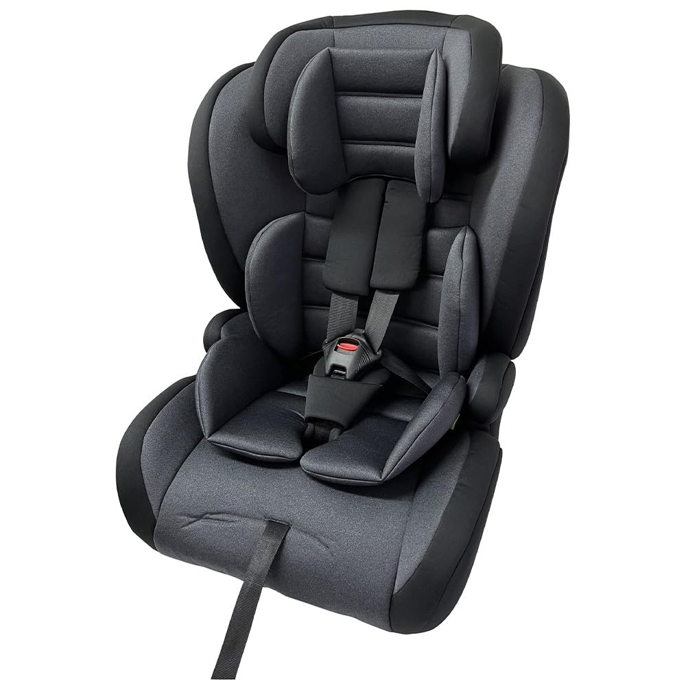 アイリスプラザ ISOFIX固定 【R129適合】チャイルドシート ジュニアシートII 1歳から 11歳頃まで 成長に合わせて長く使える 通気性の良いメッシュ生地使用 リッチブラック