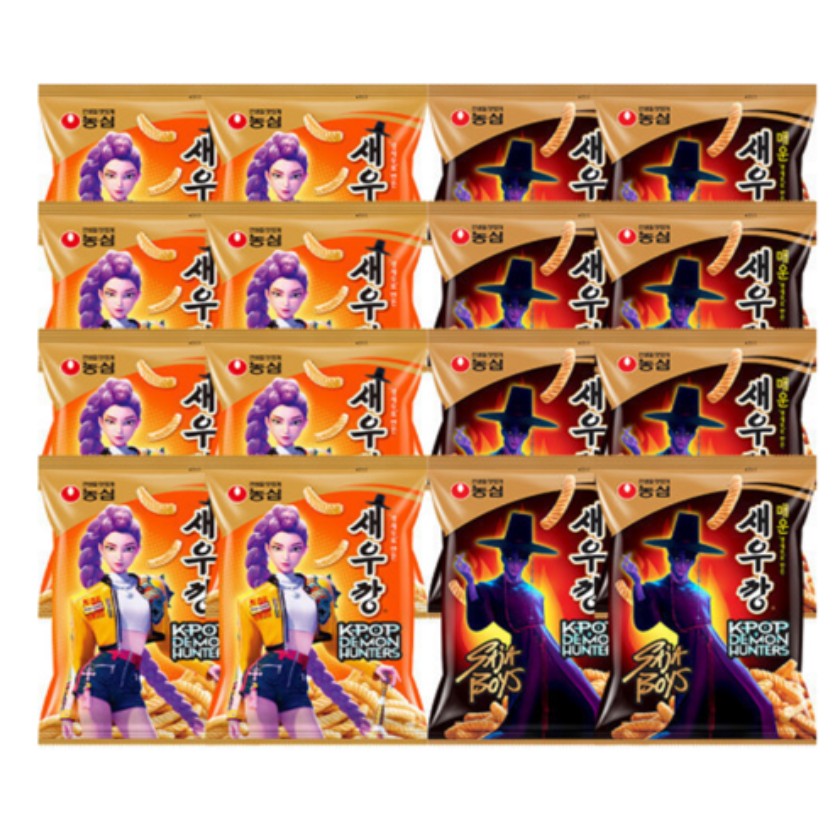 ケデホンパッケージ エビカン8袋+辛いセビカン8袋 セビカン辛いセビカン 1セット