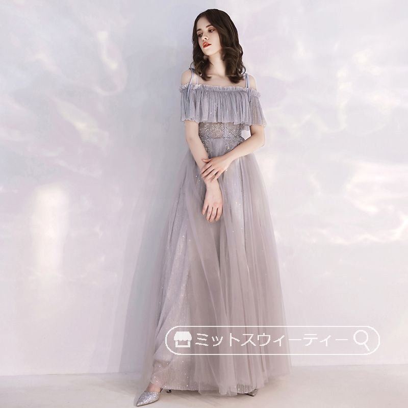 カラードレス ウエディングドレス パーティードレス 演奏会 発表会 花嫁 イブニングドレス ブライダ