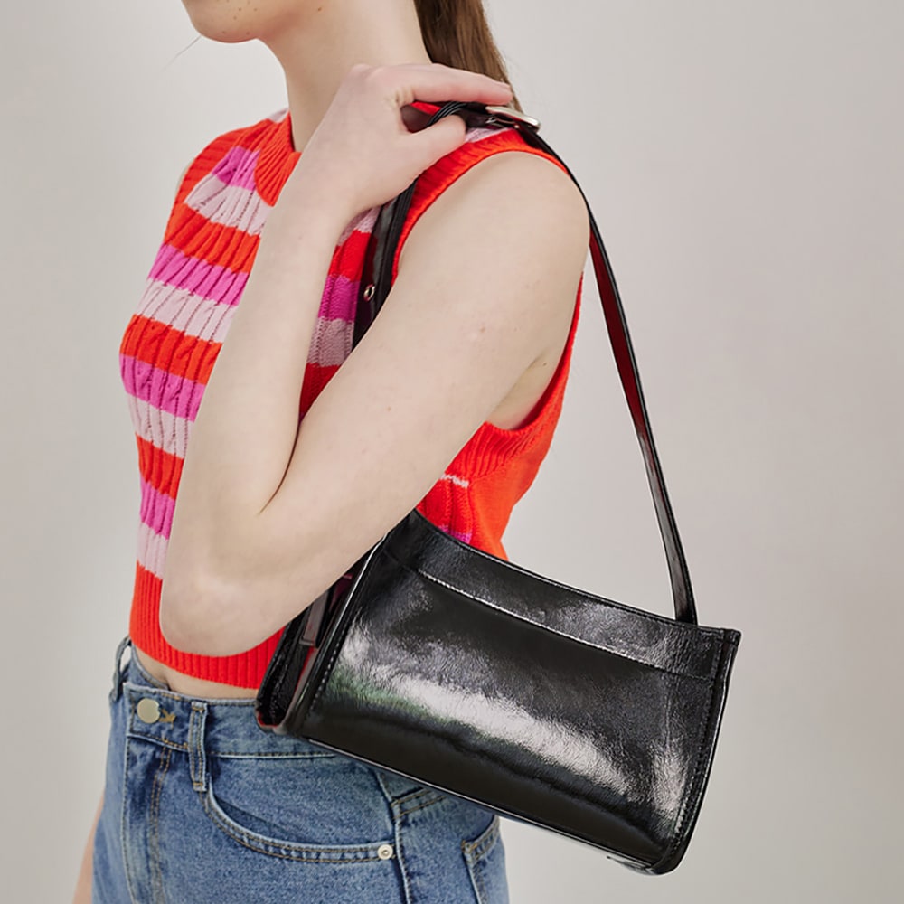 MISCHIEF】 DOWNTOWN SHOULDER BAG : GREY ショルダーバッグ
