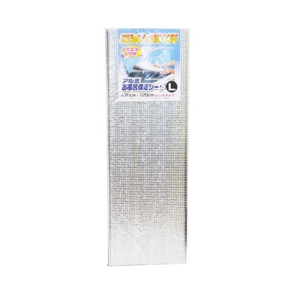 （まとめ） お風呂 アルミシート/保温シート L ロングタイプ 約70120cm 断熱シート バス用品 30個セット