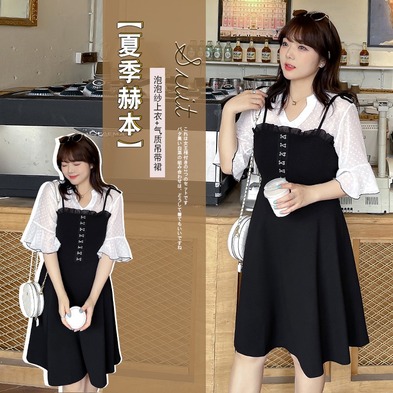 XL4XL:100KGまで新作韓国 ワンピース 大きいサイズ 夏 4xl きれいめ 春夏服 ロング 白 黒 長袖 半袖 可愛い セクシー カジュアル ゆったり マタニティ おしゃれ 妊婦服 4X