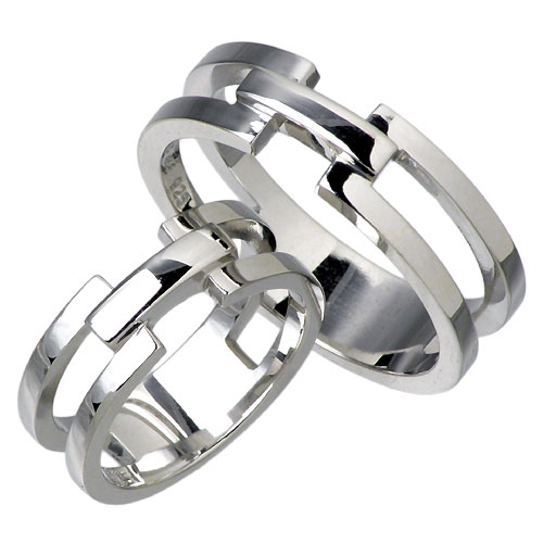 クロストゥーミー close to me デザイン シルバー リング ペア 指輪