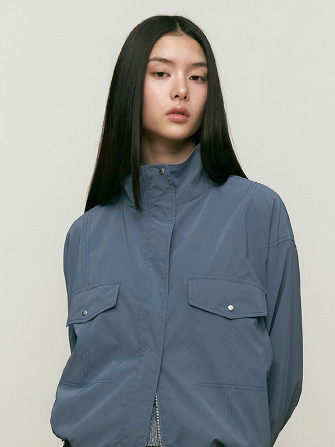 COLLECTION SOFT VELVET WOVEN JUMPER [DARK SKY]