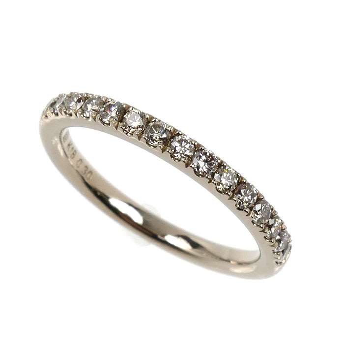 KASHIKEY カシケイ K18BG ラインリング ハーフエタニティ リング・指輪 BL001 ダイヤモンド0.30ct 11号 3.0g レディース 中古