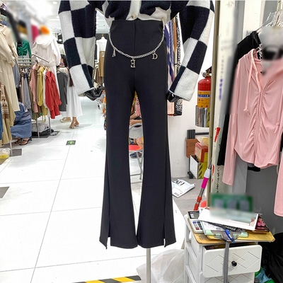 ボトムス パンツ ワイドパンツ ロング ロング丈 フレア セミフレア ベルト スリット サイドスリット ハイウエスト かわいい 大人可愛い きれいめ 大人 上品 おしゃれ お洒落 かっこいい