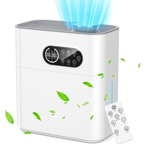 加湿器 大容量 6.5L【2024秋冬モデル&3段階ミスト量&切入タイマー】知能恒湿 上から給水 380ML/H加湿量 空焚き防止 アロマ対応 家全体用加湿器 加熱式 超音波式 水漏れ防止 28畳対応