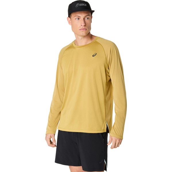 asics アシックス ACTIBREEZE ジャカード長袖シャツ マルチ カジュアル ウェア 2031F120-300