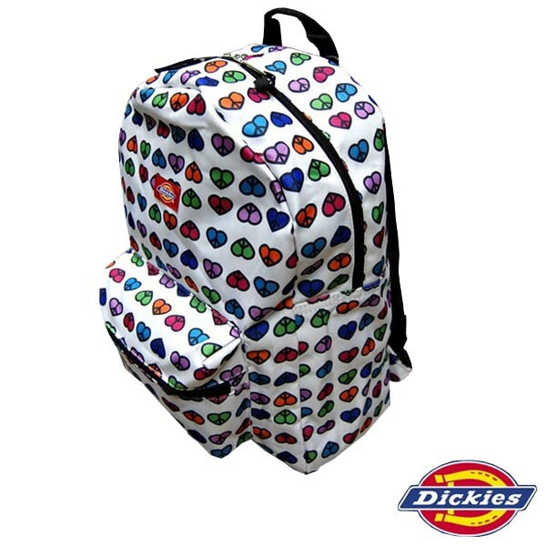ディッキーズ リュック 直輸入 DICKIES USA バックパック シングルポケット ピース ハート メンズ レディース インポート リュックサック アメカジ ストリート ブランド HIPHOP ウ
