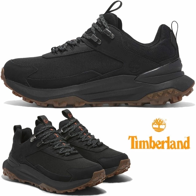 ティンバーランド 防水 スニーカー メンズ モーション アクセス ロー レースアップ ウォータープルーフ トレイル シューズ 黒 紐靴 滑らない ローカット ブラック メッシュ Timberland 11,477円