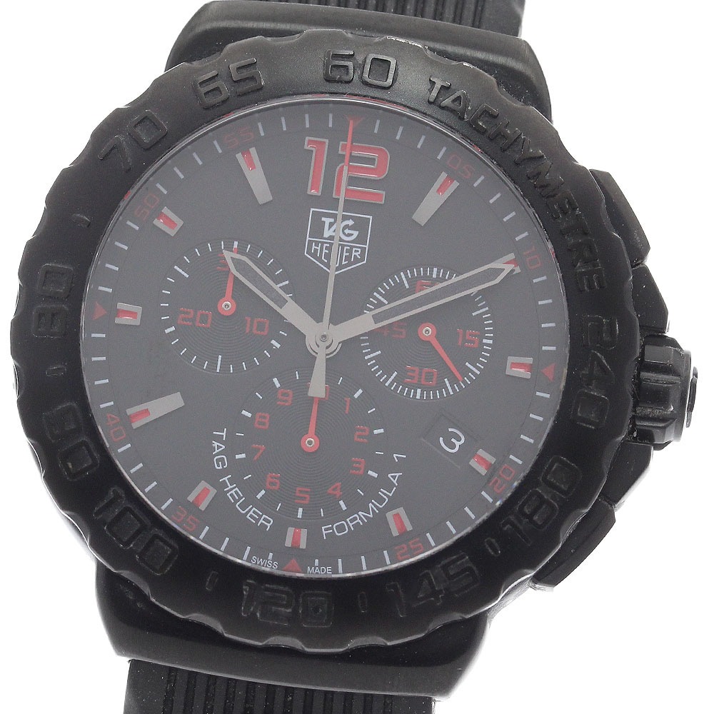 タグホイヤー TAG HEUER CAU111A フォーミュラ1 クロノグラフ デイト クォーツ メンズ _950345【中古】