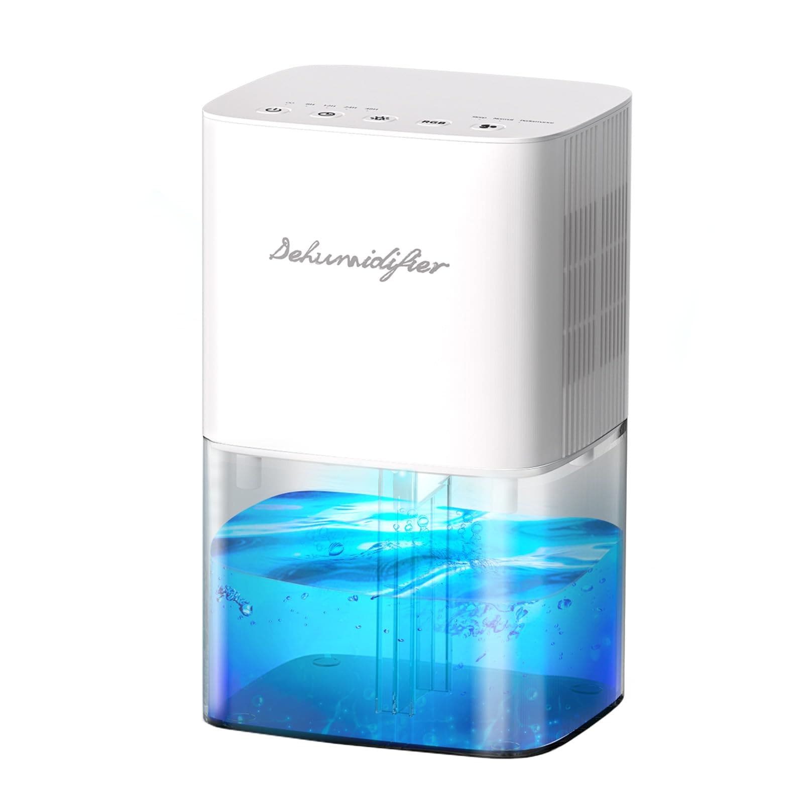 Kasamizu 除湿機 小型 1800ml大容量水タンク 省エネ ペルチェ式 じょしつき 除湿器 静音 13畳まで対応 強力 96時間切タイマー 10色LEDライト コンパクト 満水自動停止 結露&