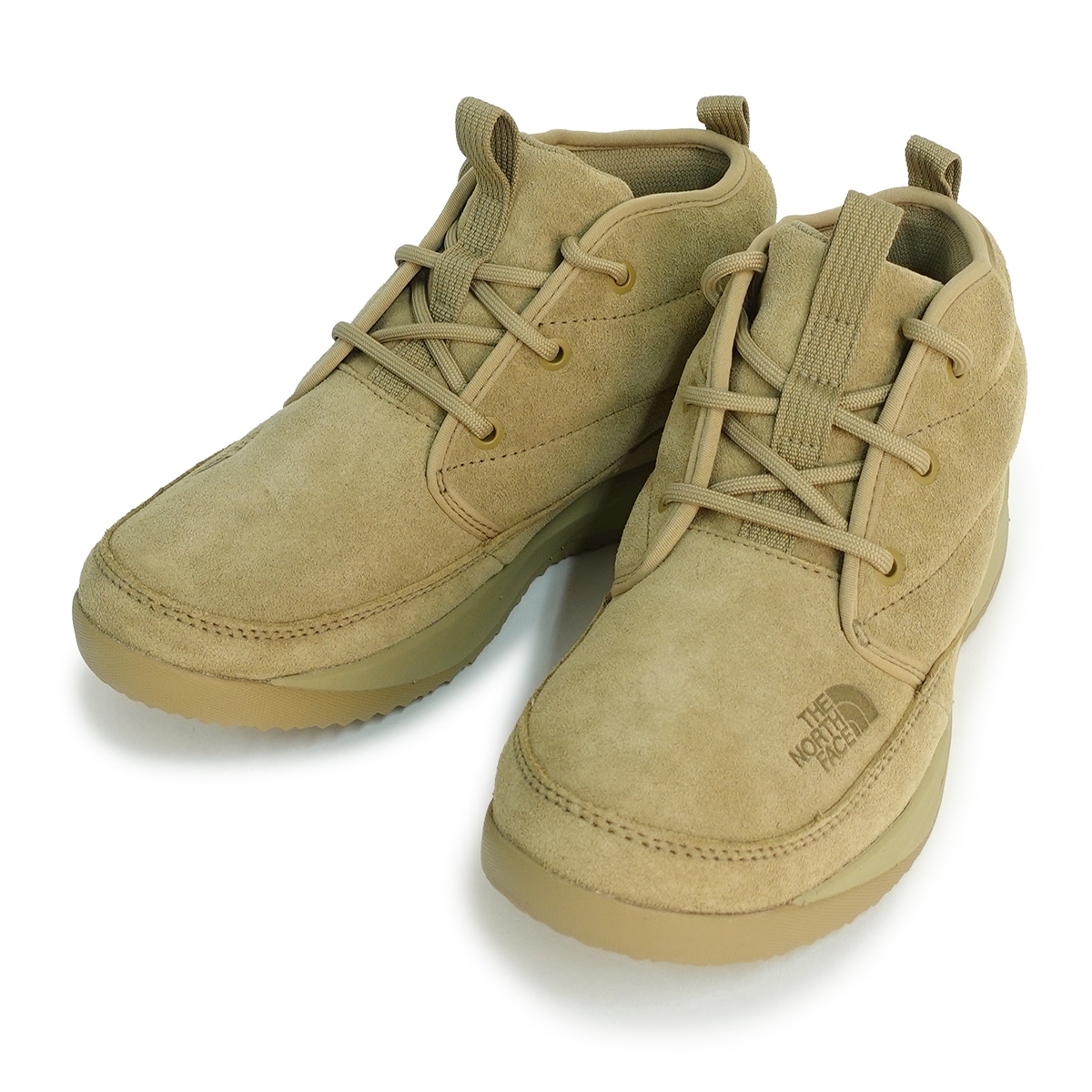 メンズ レディース ブーツ ヌプシ チャッカ ウォータープルーフ 2 スエード NF52574 CK クラシックカーキ×TNFブラック
