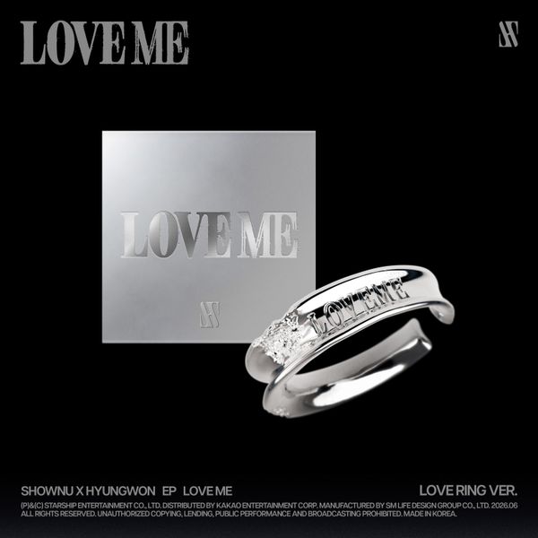 (LOVE RING Ver.) 限定版 SHOWNU X HYUNGWON EP Album [LOVE ME] 公式グッズ