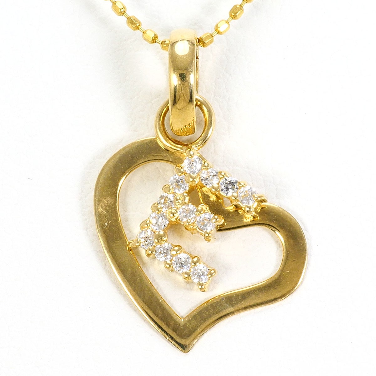 K18 18金 YG イエローゴールド ネックレス ジルコニア 総重量約2.2g 約40cm 中古 53,880円