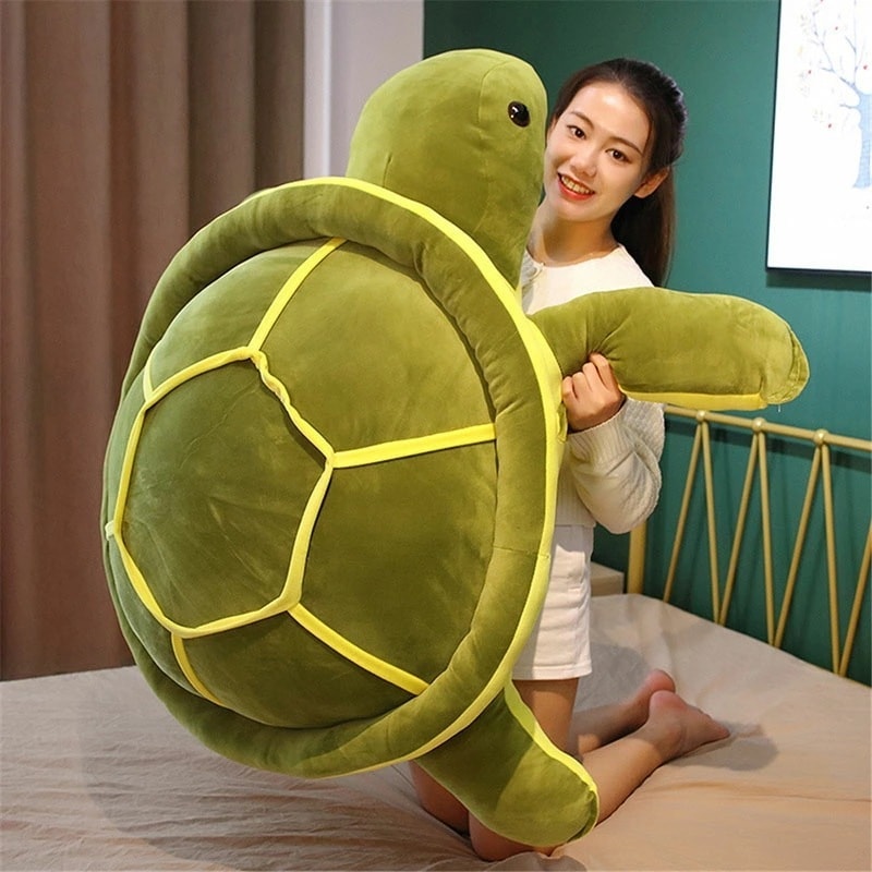 【100cm】 ぬいぐるみ カメ クサガメ キンセンガメ 抱き枕 クッション インティリア 子供 おもちゃ 大きい プレゼント 動物 可愛い リーブスクサガメ Mauremys reevesii 彼女