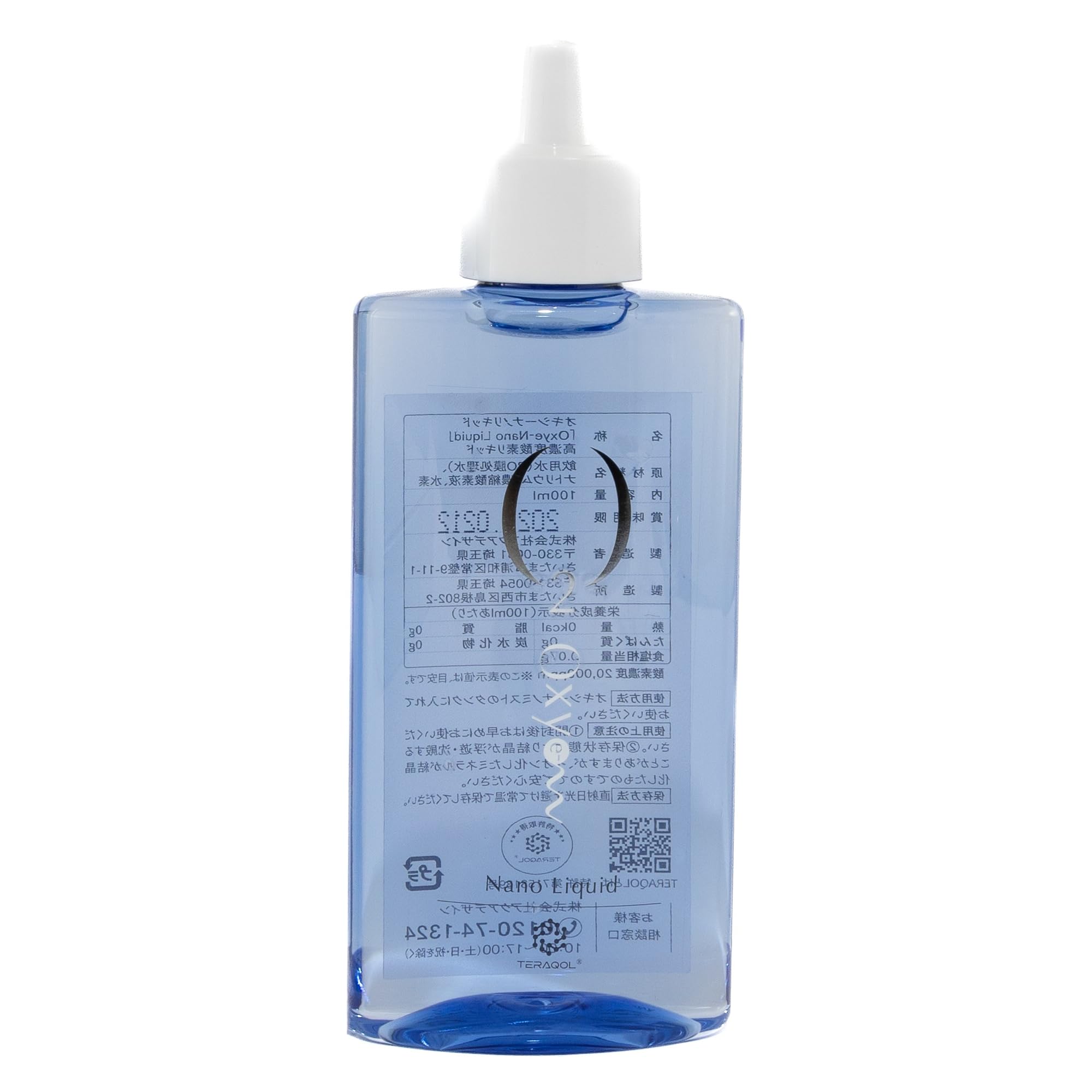 TERAQOL 交換用 Oxye-Nano Liquid（オキシーナノリキッド）専用液 100ml Oxye-Nano Mist専用 テラヘルツ加工