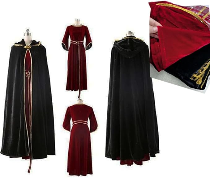 マザー ゴーテル ラプンツェルの母 コスプレ 衣装 魔女 全セット 女性用 男性用 コスチューム コスプレ 仮装 コスプレ衣装 コスチューム 変装 パーティー ステージ衣装 クリスマス