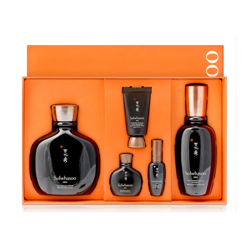 本尹 2種 企画セット[エッセンス+ローション]デイリー高保湿メンズ韓国化粧品