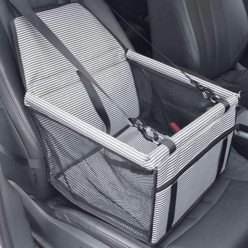 様式 カー用品 45x30x25 中小型車用 全種犬用猫用 車後部座席 オックスフォード布 後部座席 ドライブボックス 汚れ防止車シート ボックス 防水 滑り止めドライブ用品 ペット安全ベルト ペッ