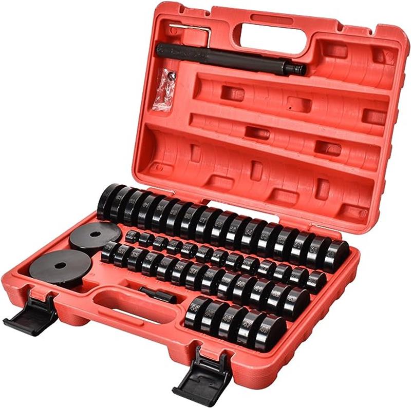 高品質大割引油圧プレス アタッチメント ベアリング 圧入工具 オイルシール ブッシュ 圧入 工具 49pcs 油圧