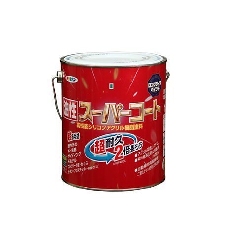 （まとめ買い）油性スーパーコート 1.6L シャドーピンク [x3缶セット]