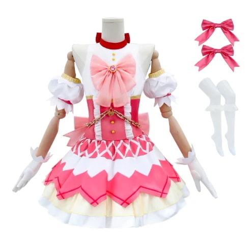 新作入荷 コスプレ変装仮装 衣装 魔法少女まどかマギカ 鹿目まどか